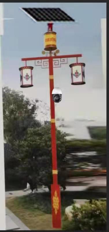 西安太陽能路燈廠家為五臺山寺廟用太陽能路燈方案！